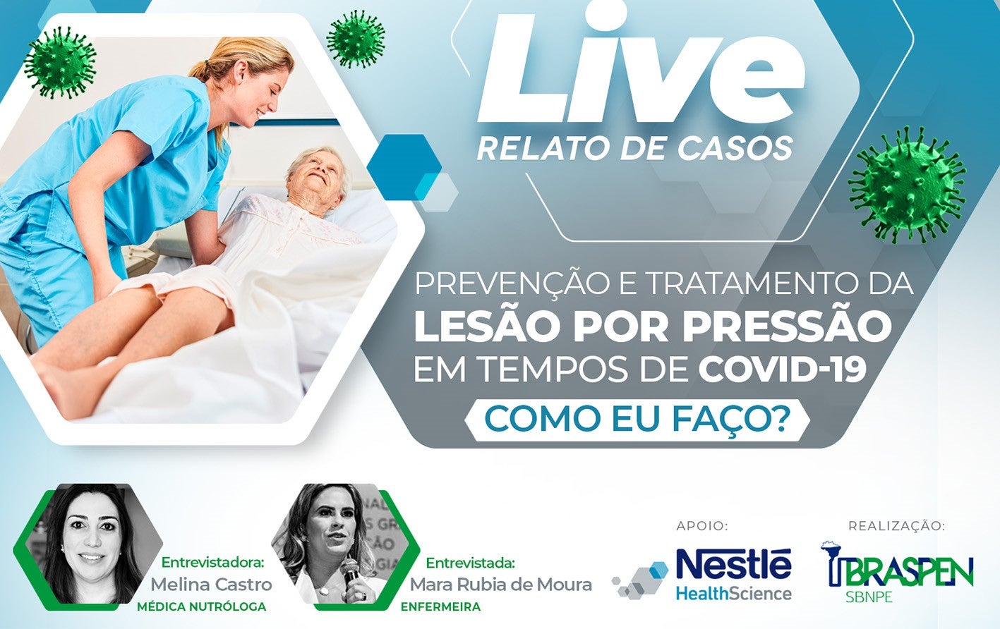 Live - Relatos de casos - Lesão por pressão