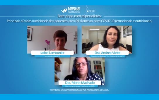 Principais dúvidas nutricionais dos pacientes com DII diante ao novo COVID 19 (emocionais e nutricionais)
