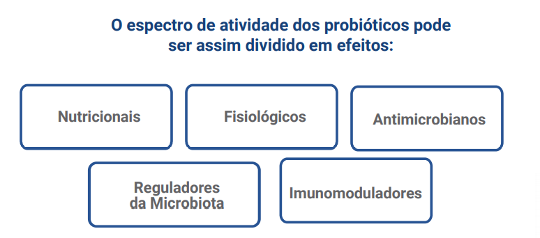 Espectro de atividade dos probióticos 
