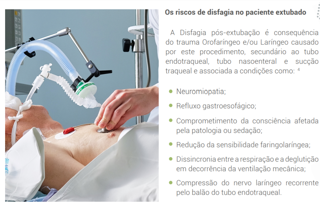 Os riscos de Disfagia no paciente extubado