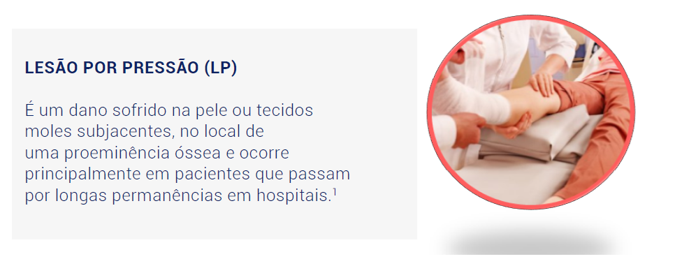 É um dano sofrido na pele ou tecidos moles subjacentes, no local de uma proeminência óssea e ocorre principalmente em pacientes que passam por longas permanências em hospitais.