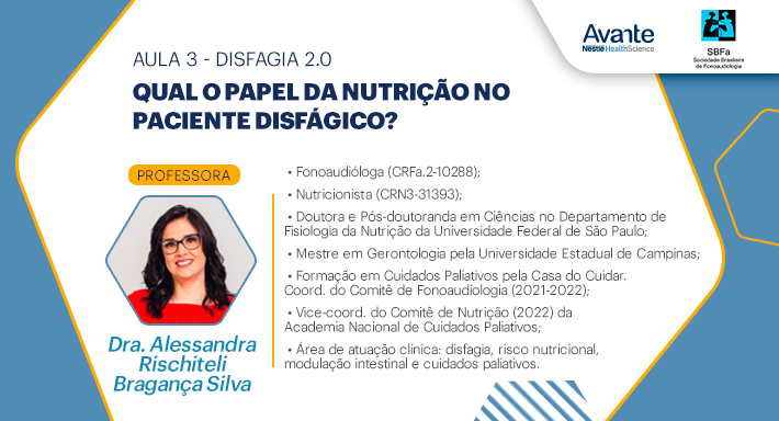 Qual o papel da nutrição no paciente disfágico?