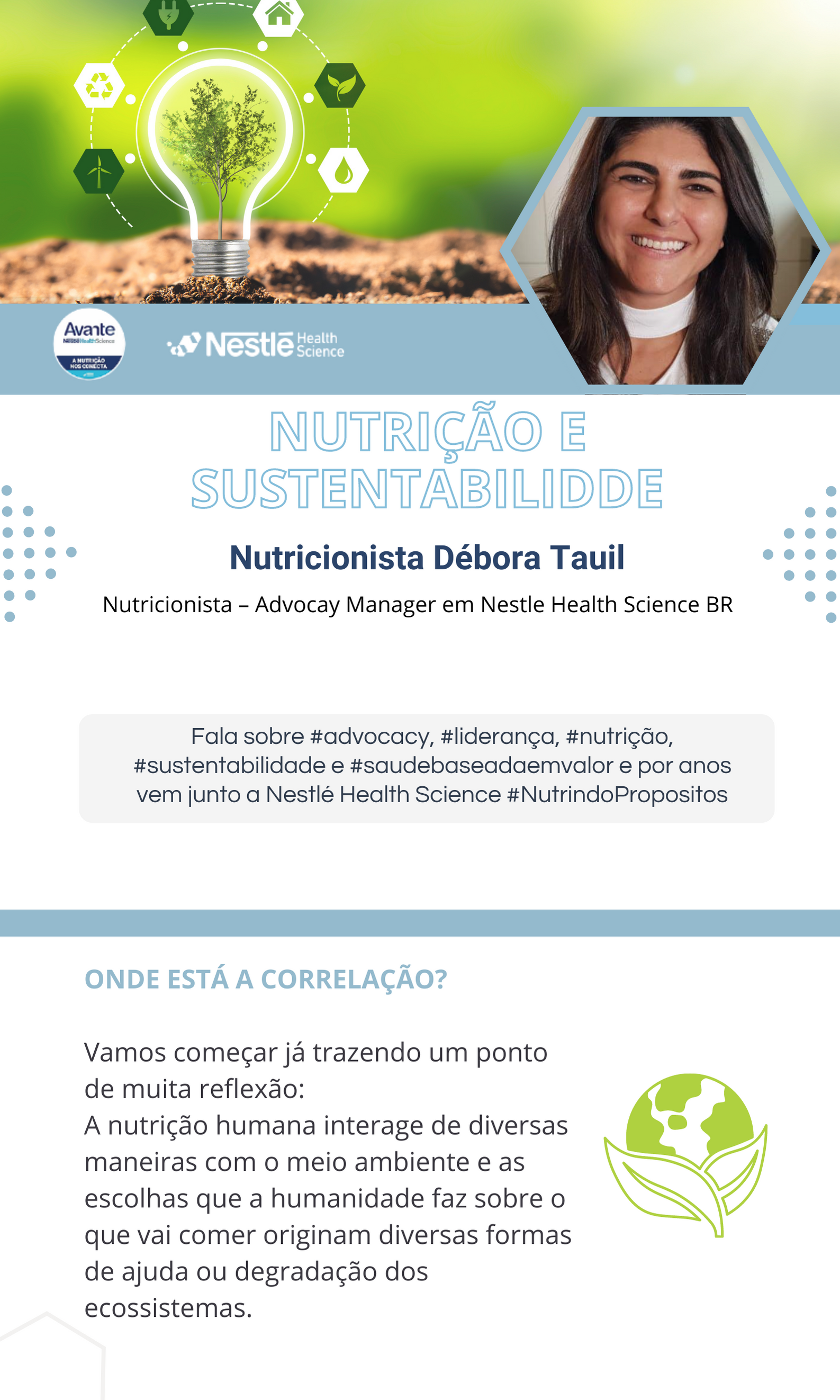 Nutrição e sustentabilidade 