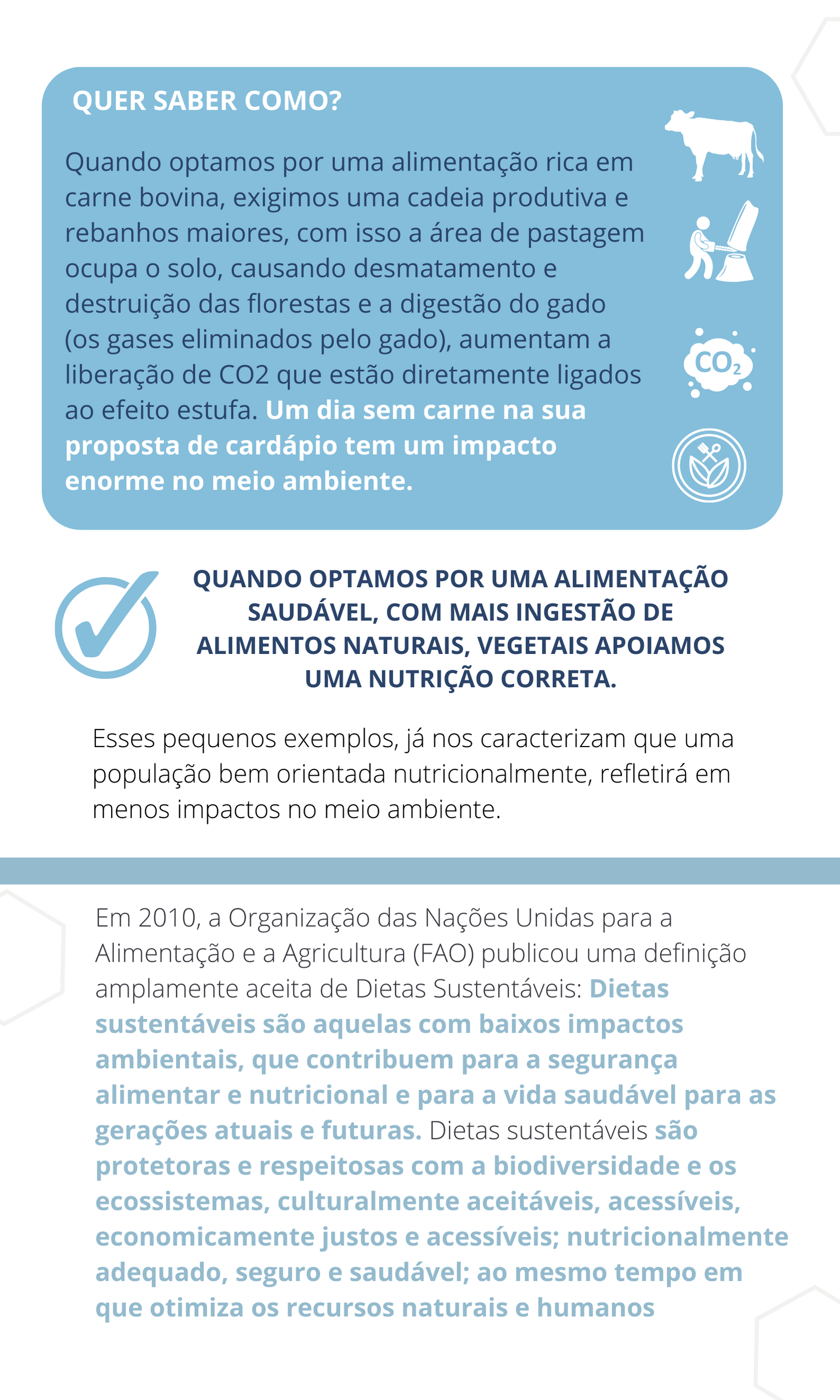 Nutrição e sustentabilidade 