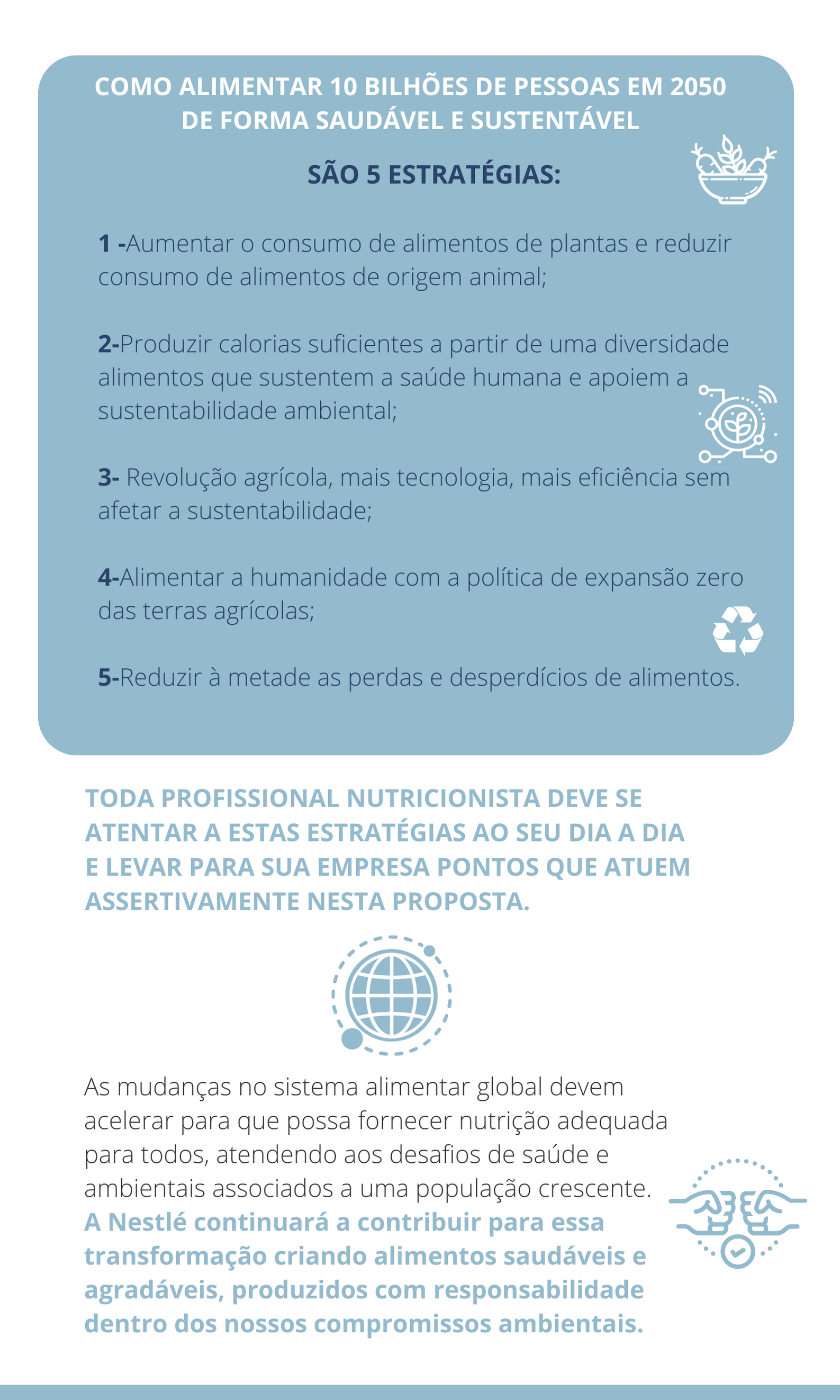 Nutrição e sustentabilidade 