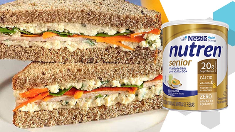 Sanduíche delícia com Nutren® Senior