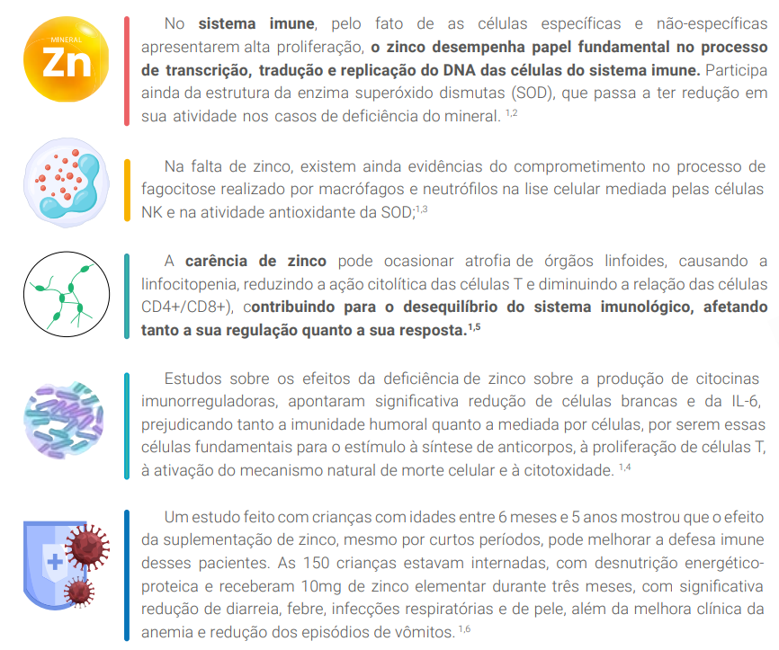 Papel do Zinco no organismo