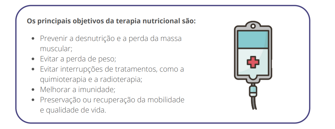 Os principais objetivos da terapia nutricional 