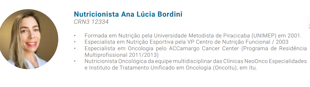 Nutricionista Ana Lúcia Bordini