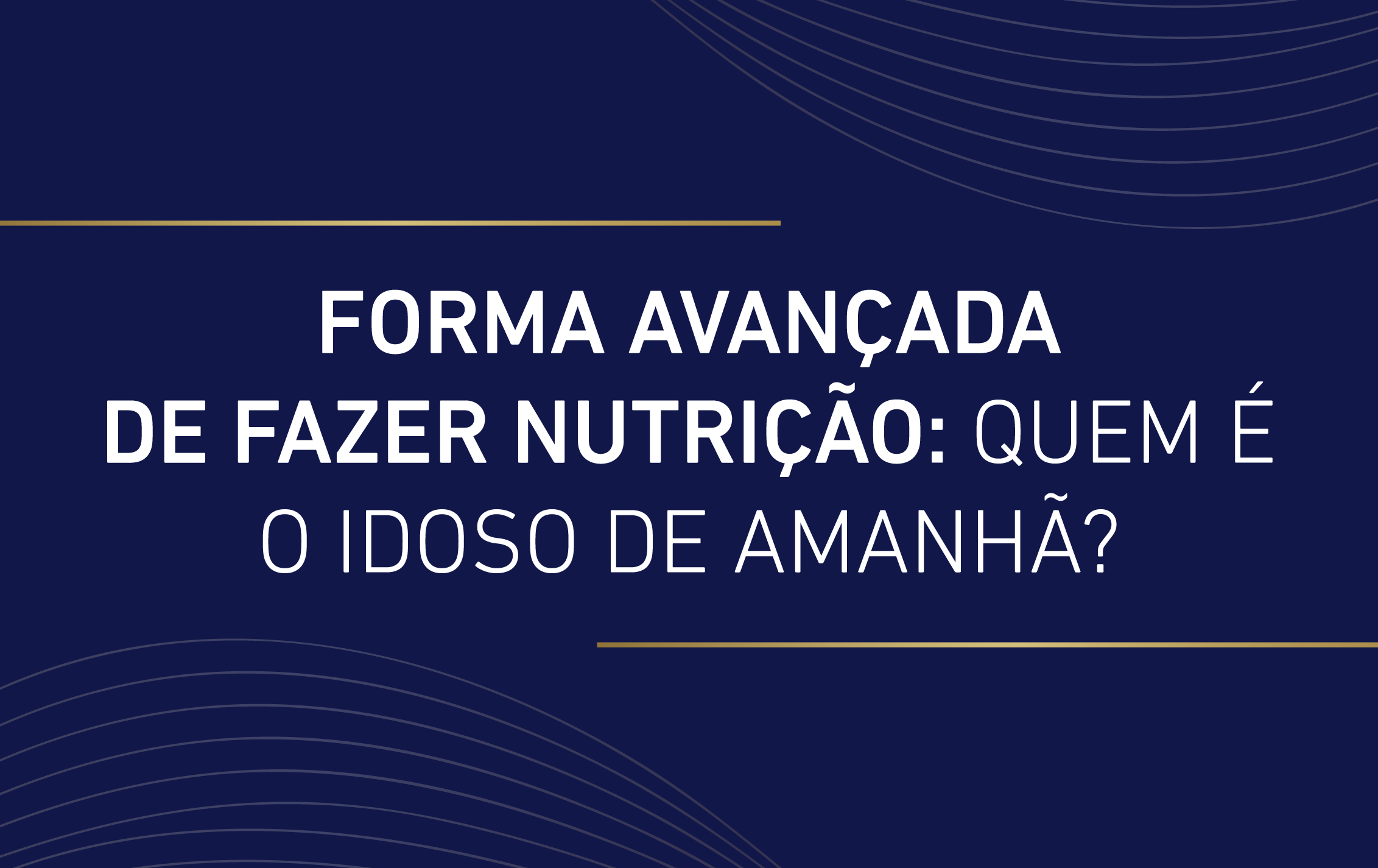 Gravação do simpósio Nestle Health Science no CBGG 2023 Gravação do simpósio Nestle Health Science no CBGG 2023