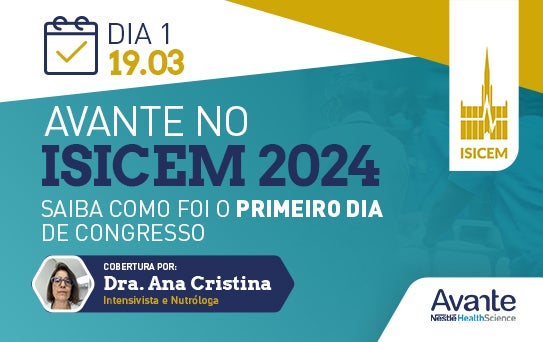ISICEM 2024: Dia 1 - Dra. Ana Cristina fala sobre o tópico: Otimizando a alimentação enteral na UTI