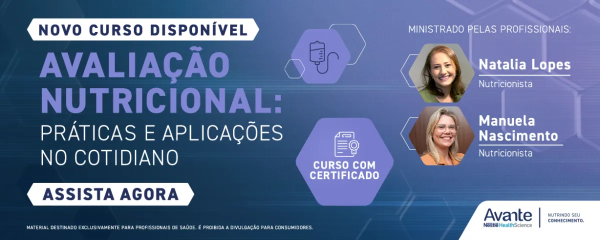 Banner Curso avaliação nutricional práticas e aplicações no cotidiano