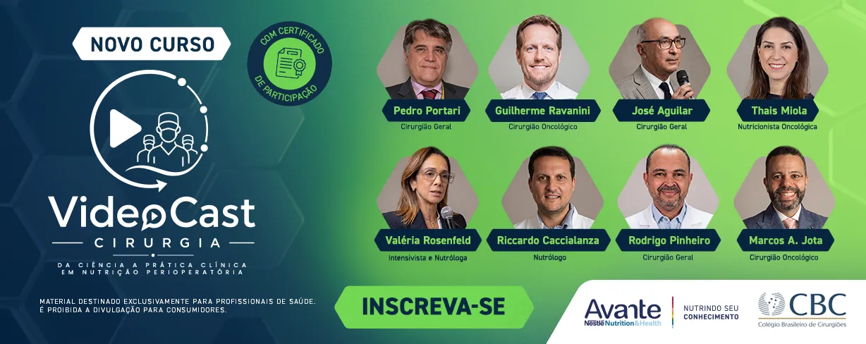 Banner Curso Videocast Cirurgia