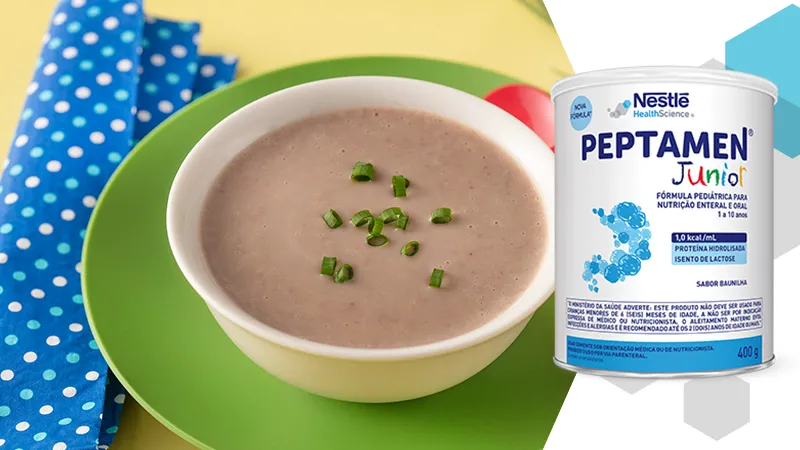 Caldinho de feijão com PEPTAMEN® Junior