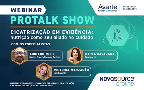 Gravação: PROTALK SHOW – Cicatrização em Evidência: Nutrição como seu aliado no cuidado