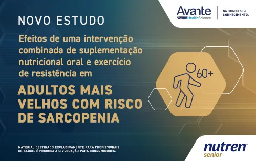 Efeitos de uma suplementação nutricional oral e intervenção de exercício físico em adultos mais velhos com risco de sarcopenia - Estudo na íntegra