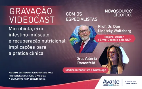 VideoCast: Microbiota, eixo intestino-músculo e recuperação nutricional