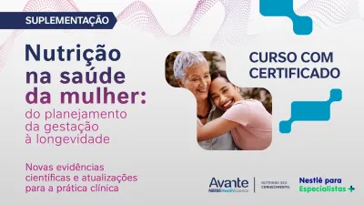 Capa Curso Nutrição na Saúde da Mulher 