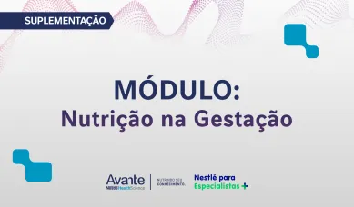 Capa Módulo Nutrição na Gestação Curso Saúde da Mulher 