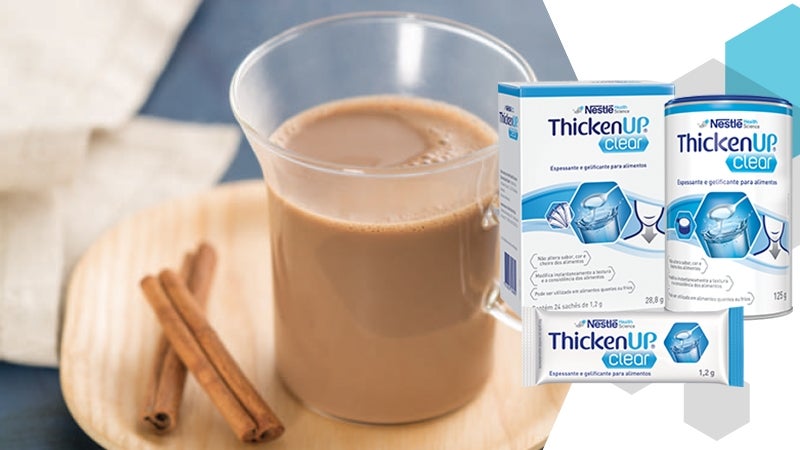 Cappuccino cremoso com Resource® ThickenUp Clear