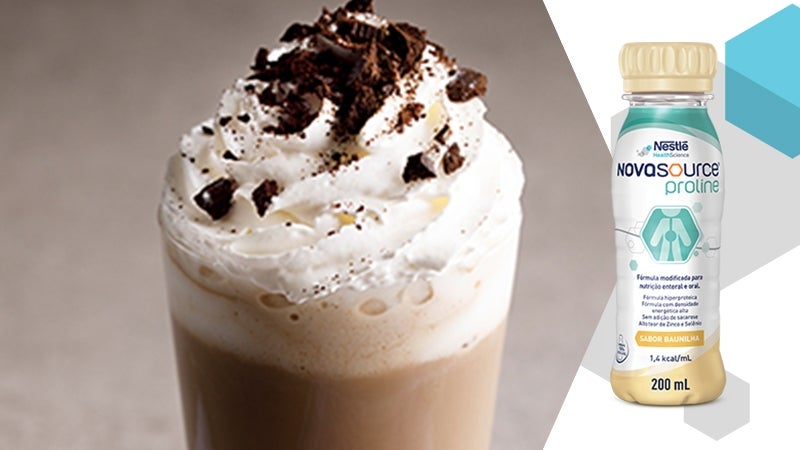 Latte de cookie & caramelo com Novasource® Proline