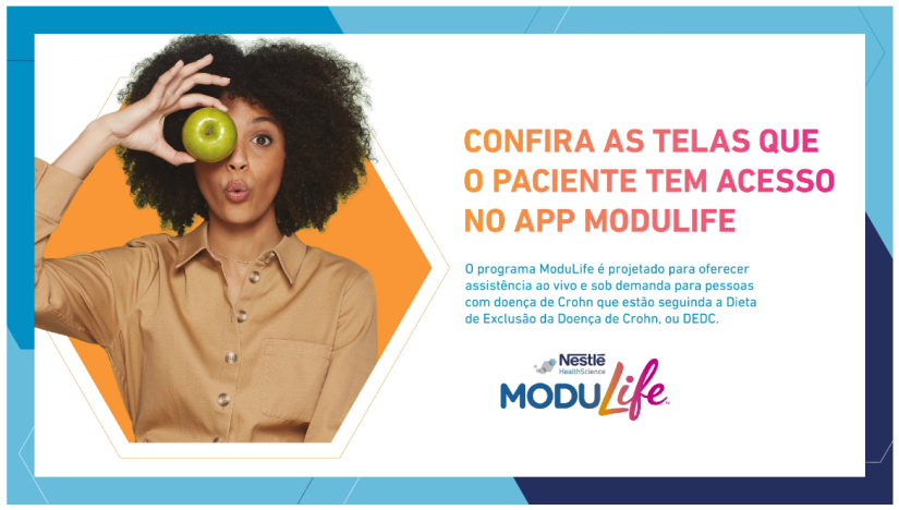 Confira as telas que o paciente tem acesso no app modulife